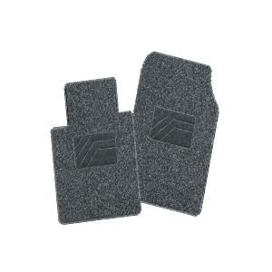 Style Car Mat Moquette 2Pcs Black